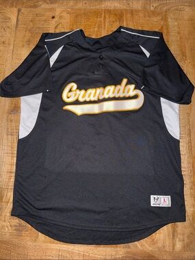 Granada Men’s Black Athletic Jersey